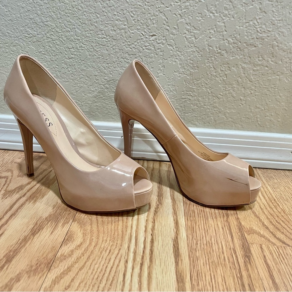 Guess Cacei Pump | 4” Peep Toe Stiletto - Picture 4 of 6